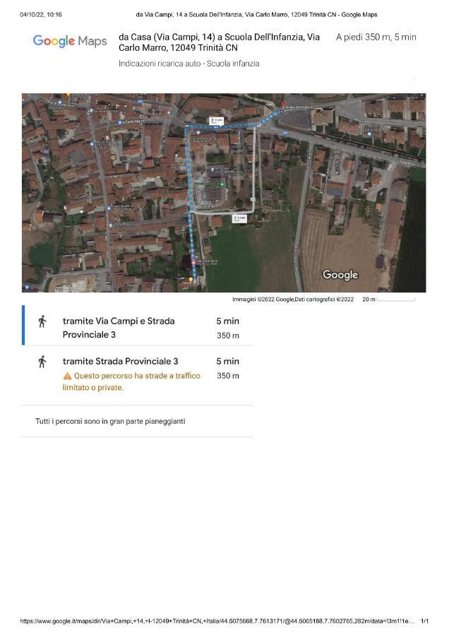 B&B Casa Danoi Trinità Buitenkant foto